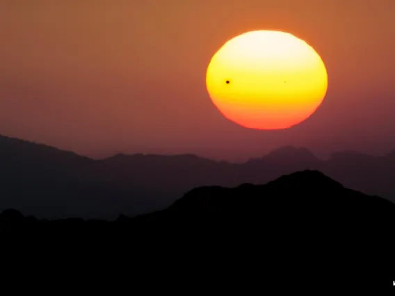 Transit of Venus - Reversed