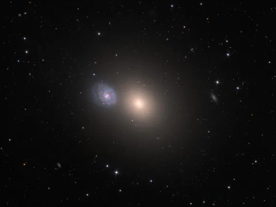 Messier 60 and NGC 4647 (Arp 116)