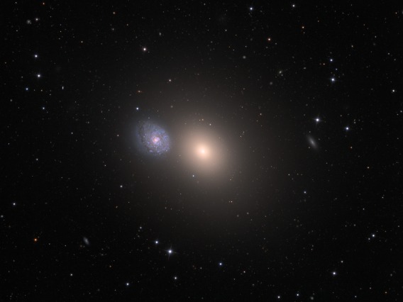 Messier 60 and NGC 4647 (Arp 116)