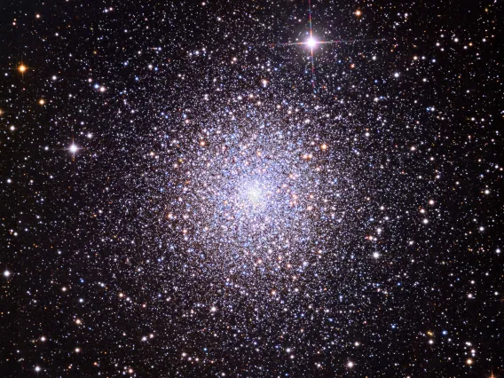 Image of M15 is a globular cluster - a spherical collection of stars that orbits a galactic core, in the constellation Pegasus. 