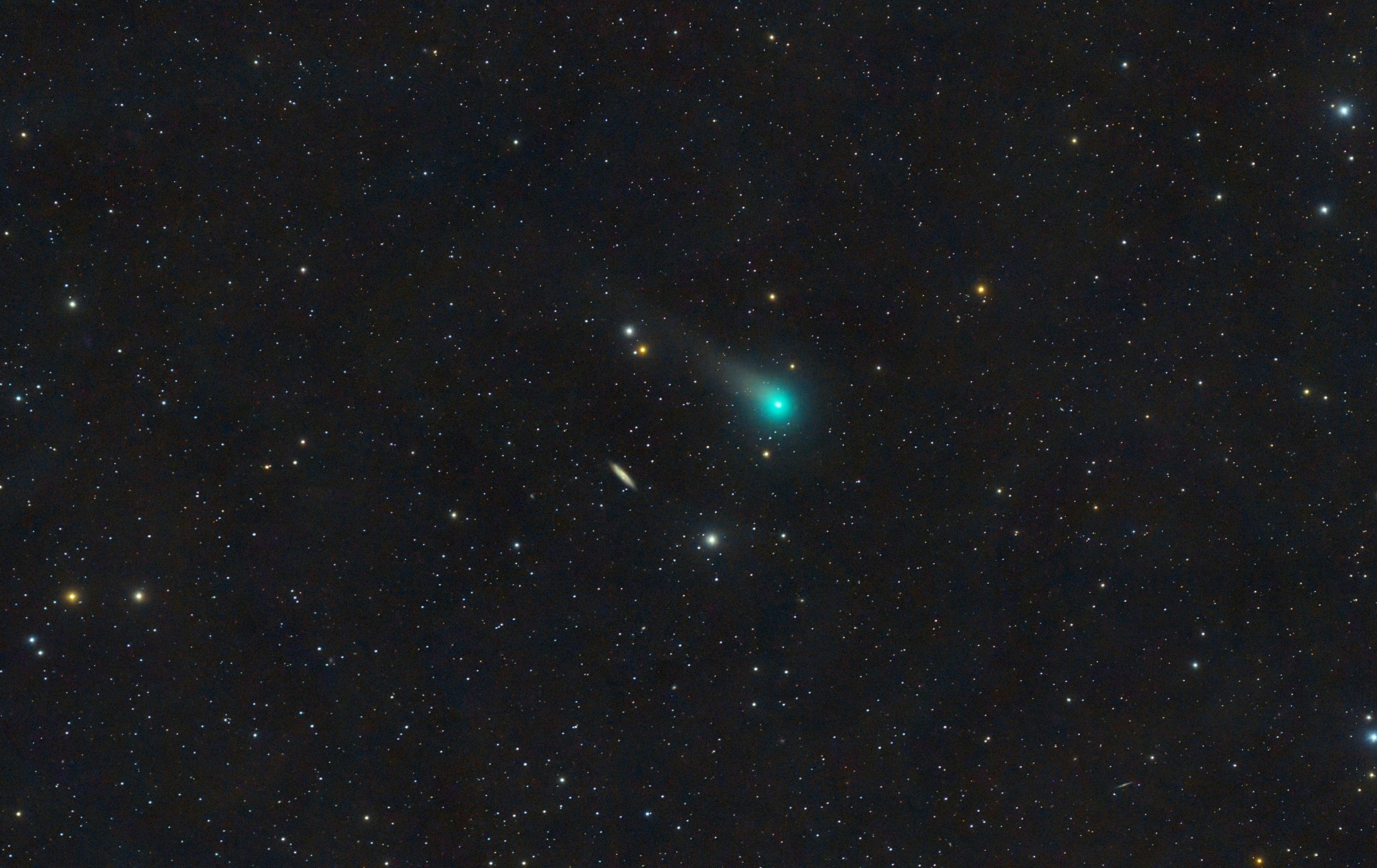 Comet C/2013 X1 (PANSTARRS) and NGC7817