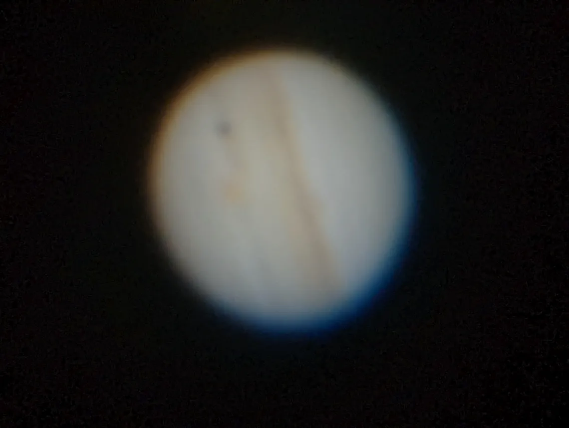 Jupiter with moon